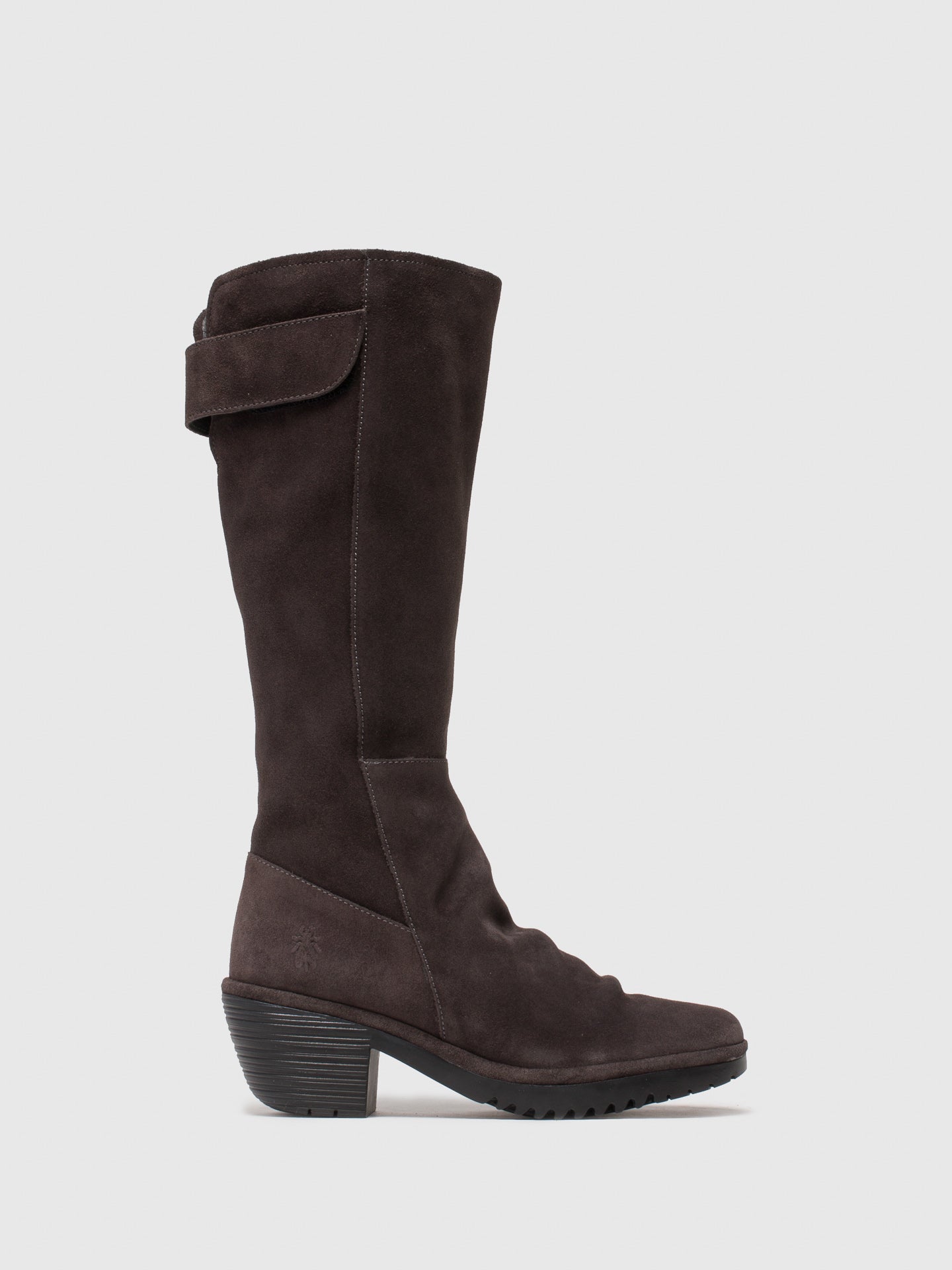 Fly London Gray Zip Up Boots